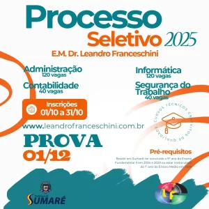 LOCAIS DE PROVA DO PROCESSO SELETIVO 2025